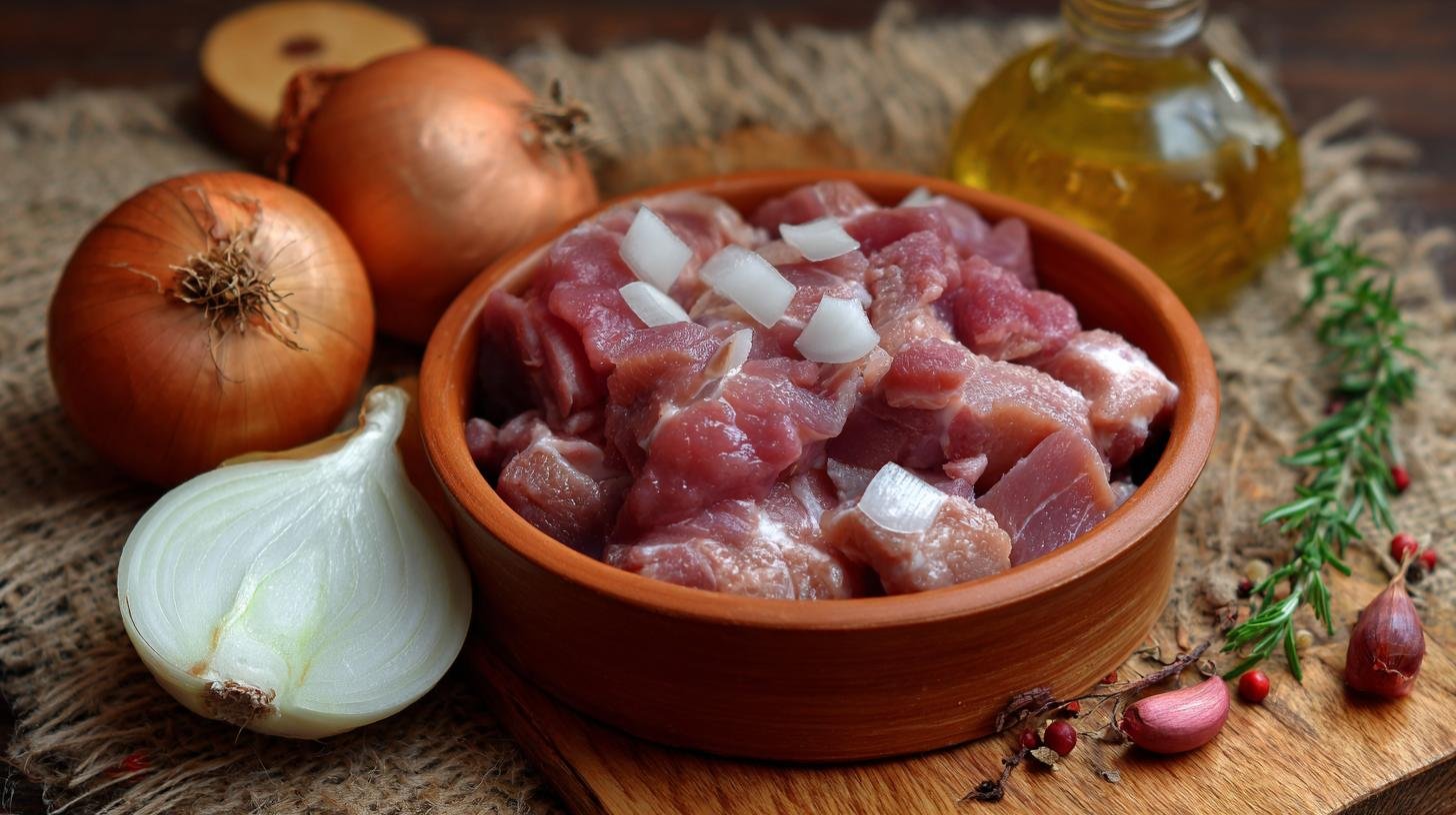 Vepřová krkovice s cibulí a drobným trikem pro šťavnatost. Jak na cibuli, která promění pokrm