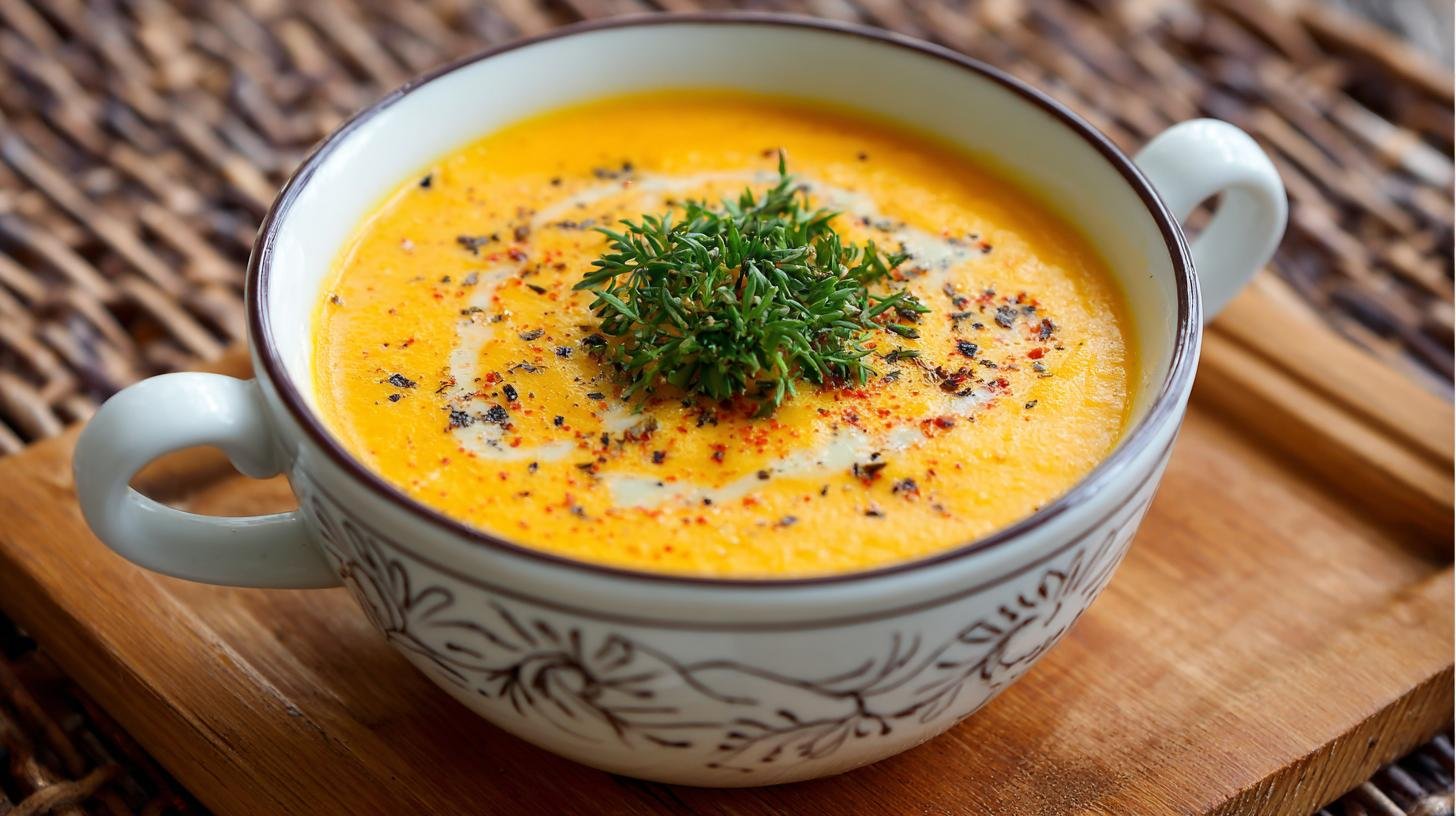 Mrkvový krém s bramborami jemné jídlo s minimem kalorií. Proč právě mrkev a brambory