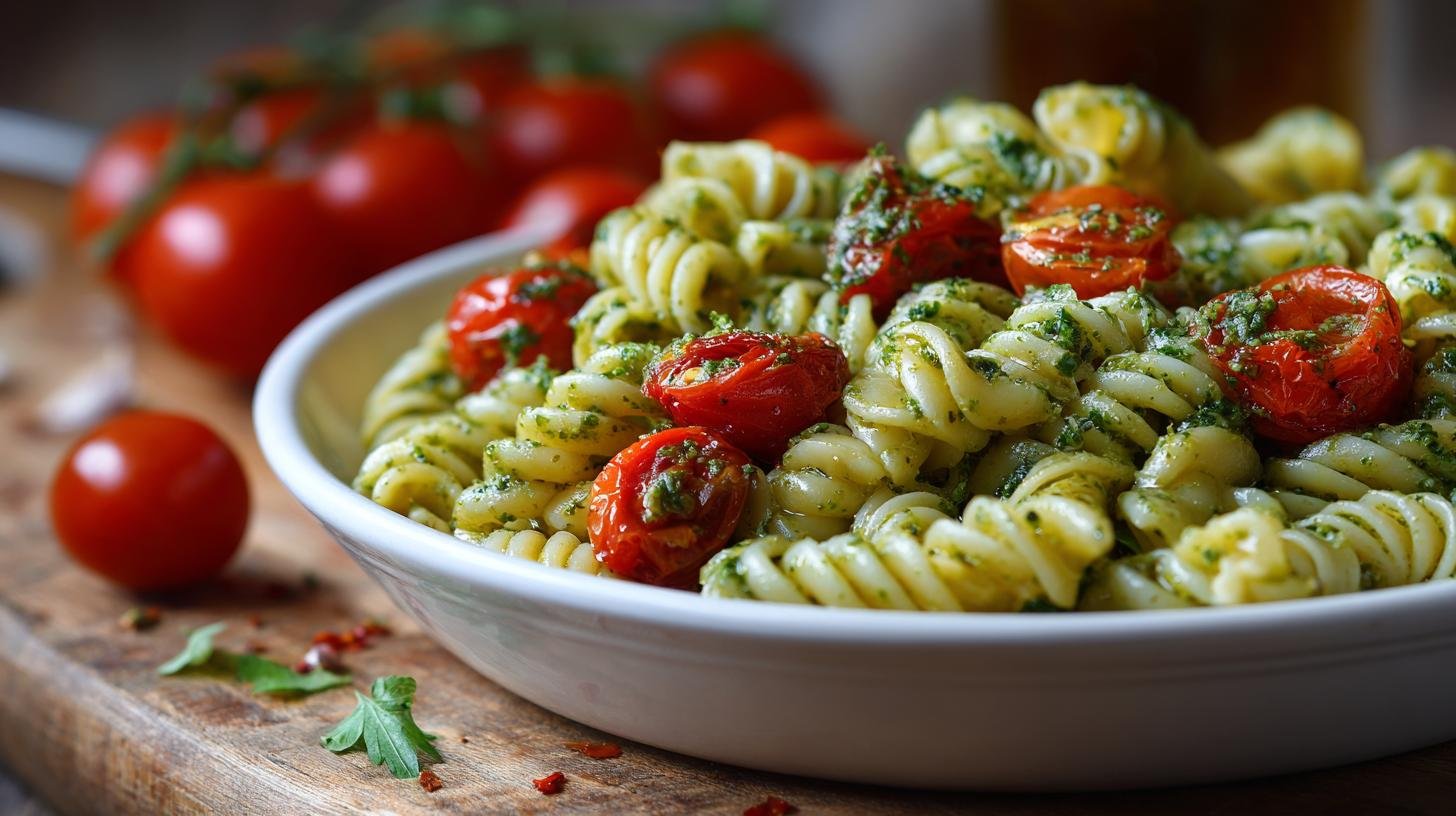 Těstoviny s pestem a rajčaty hotové za deset. Tipy šéfkuchaře: tajemství chuti a úspory