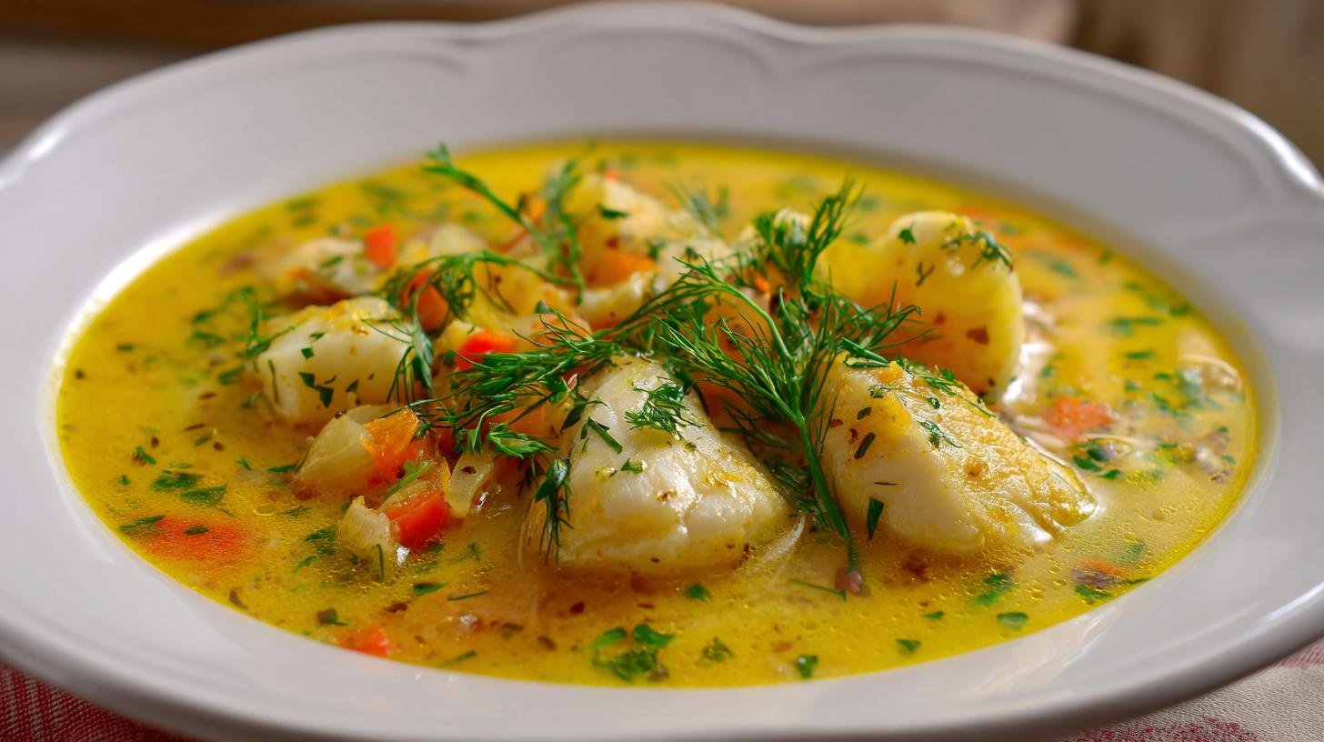 Rybí polévka z filetu čistá chuť bez zápachu. Jak na to krok po kroku