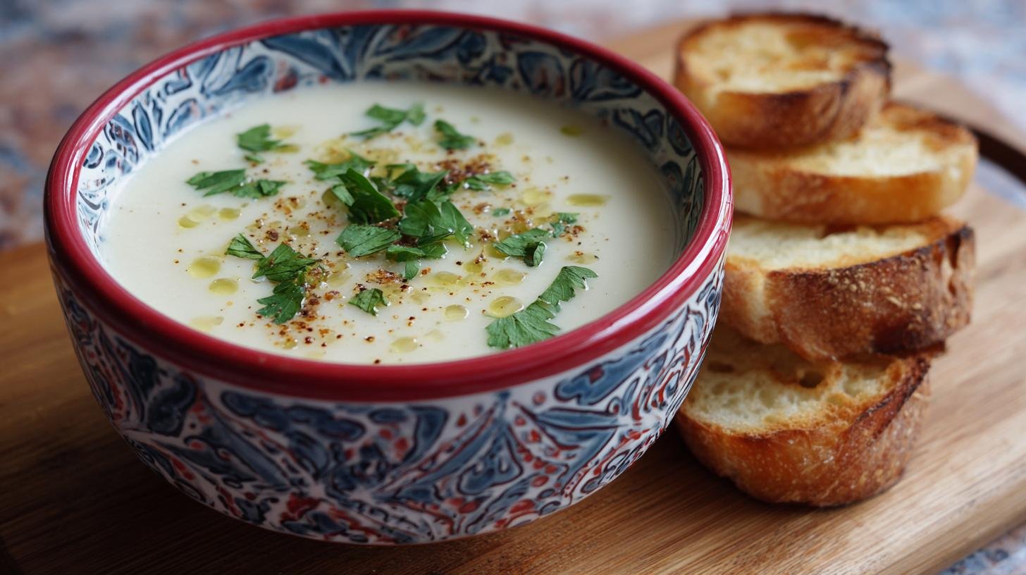 Rychlá česnečka s bramborami pro večery bez starostí. Malé tajemství pro lepší chuť