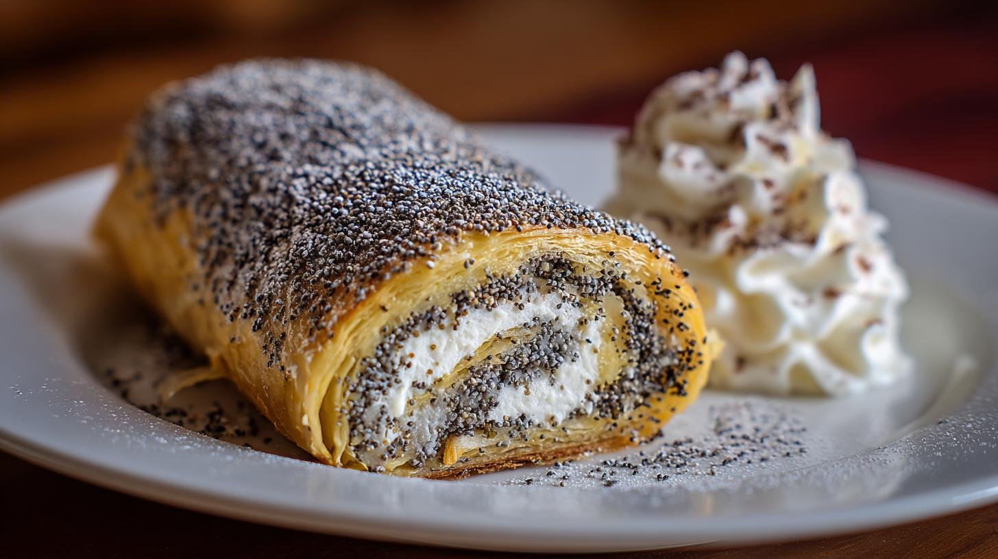 Jemný makový závin s tvarohem a máslem pro klidný večer