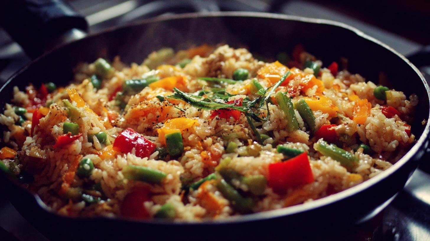 Rýžová pánev se zeleninou správné řešení pro rychlý oběd. Pro koho je to nejlepší řešení