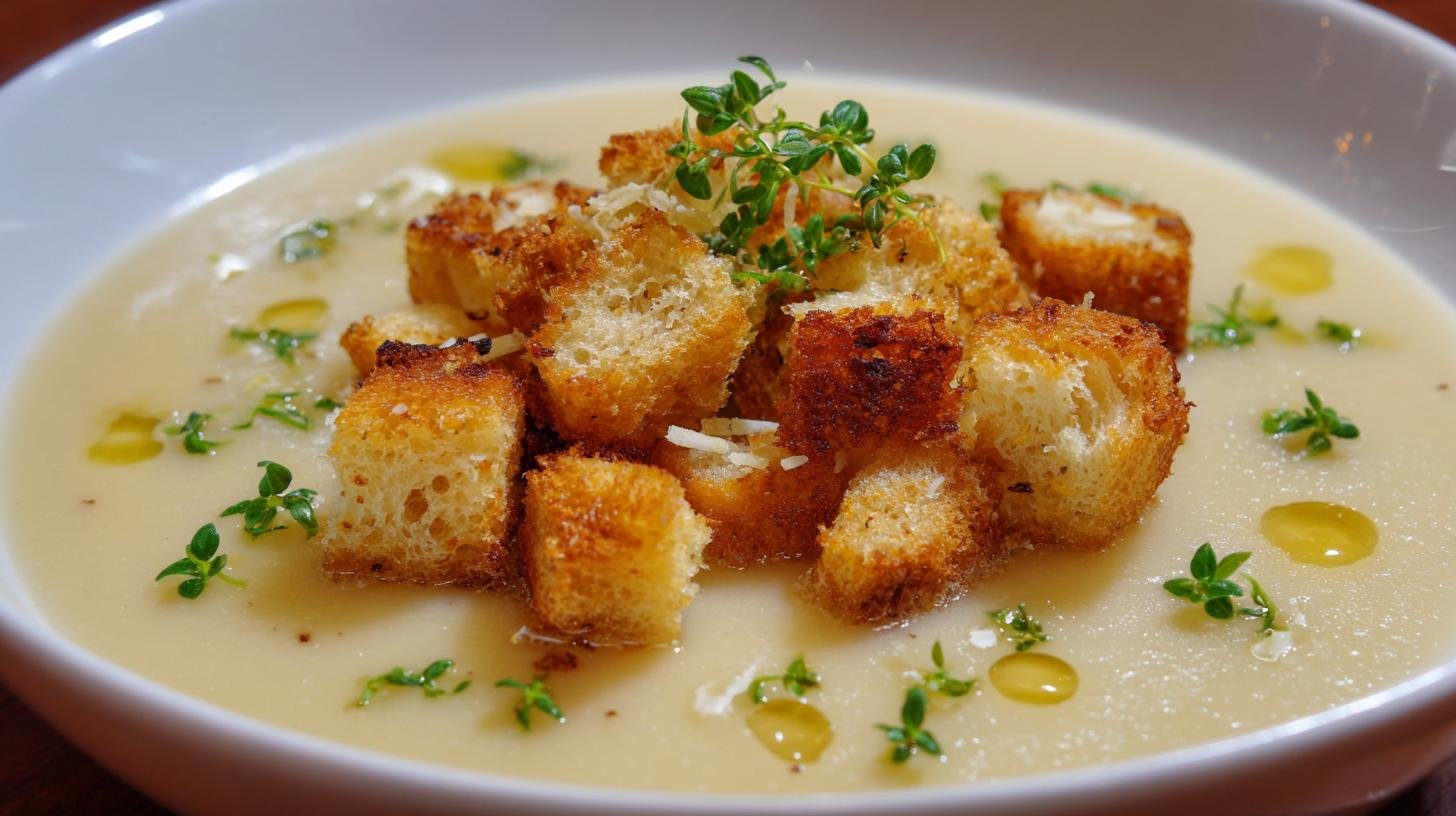 Česneková polévka s krutony rychlá domácí vzpruha. Tipy pro intenzivnější chuť a úsporu