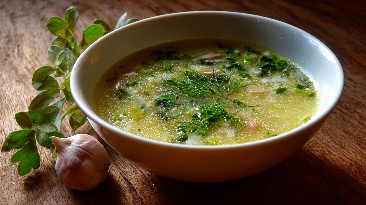 Zahradní polévka s česnekem rychlý způsob, jak zahřát. Proč česnek funguje — trochu magie a hodně užitku