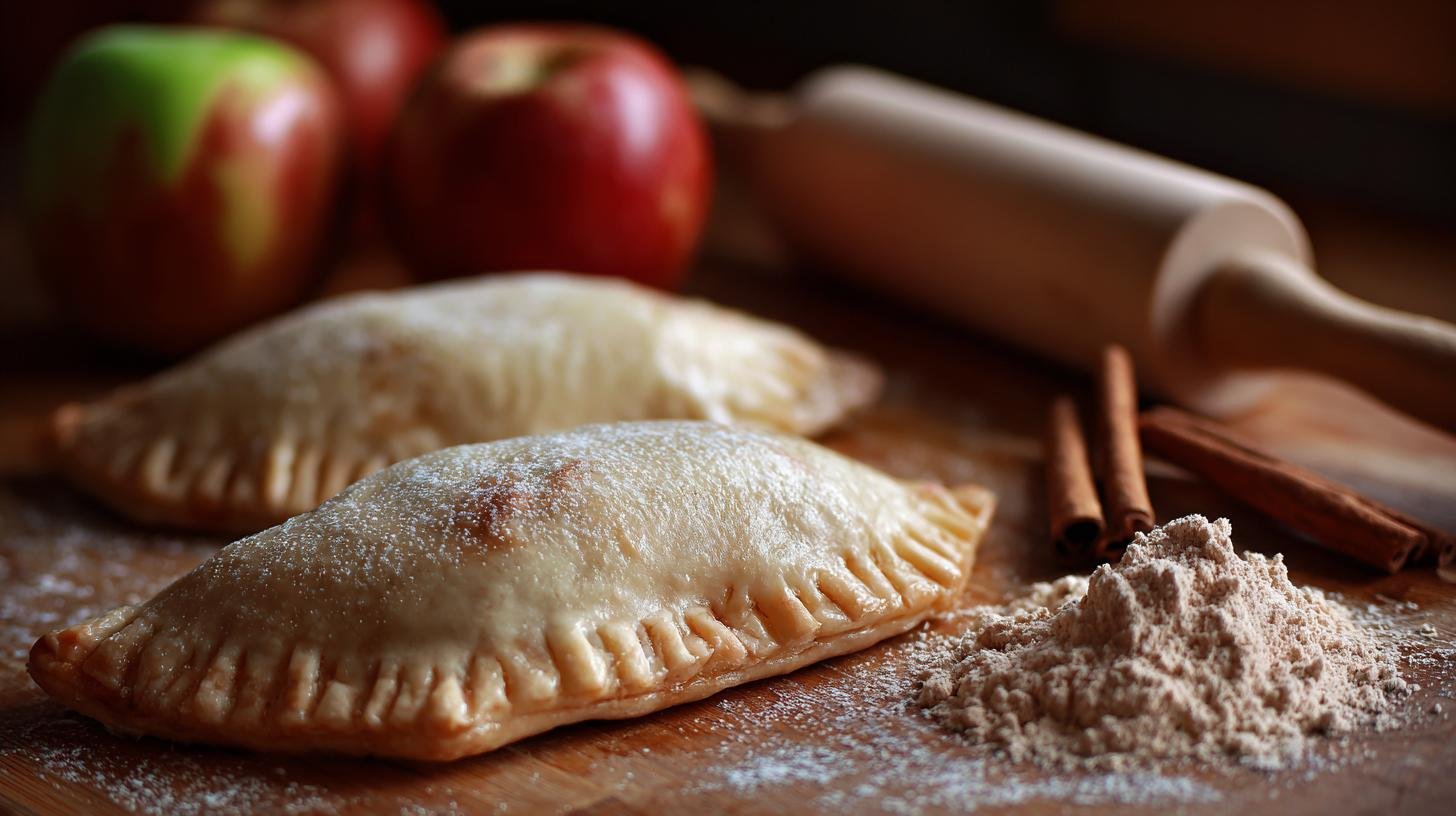 Domácí taštičky s jablky a skořicí správným způsobem bez chyb. Postup krok za krokem