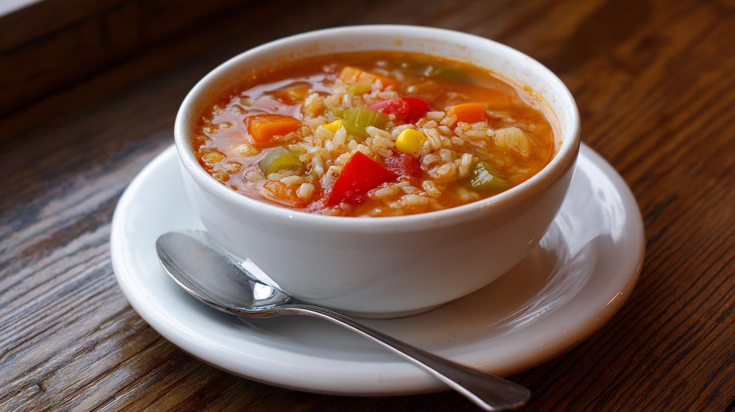 Zeleninová polévka s rýží skvělé řešení, když není čas. Proč tahle volba funguje