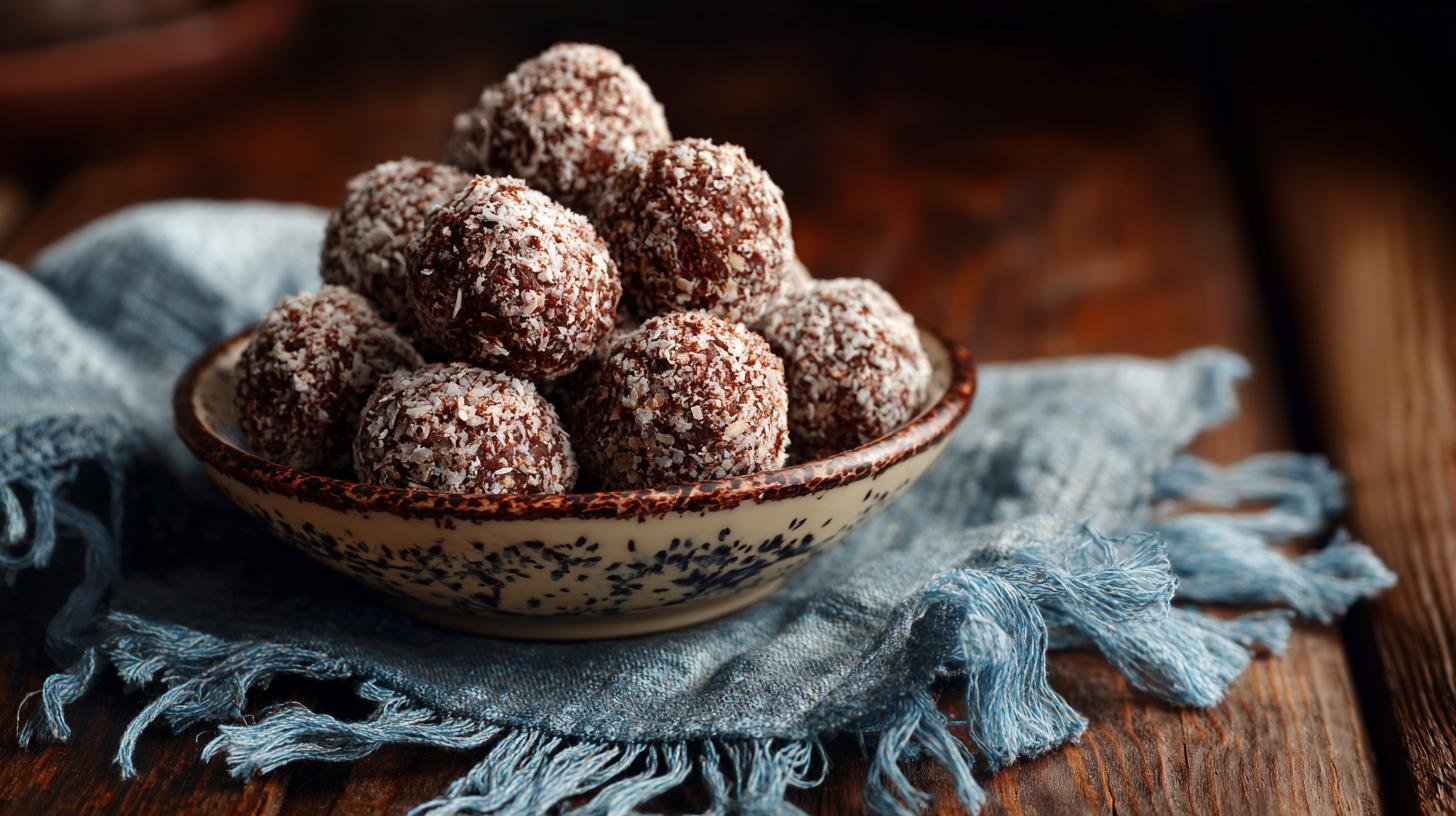 Kakaové kuličky s ovesnými vločkami jako jednoduchá sladká odměna. Jednoduchý recept a variace