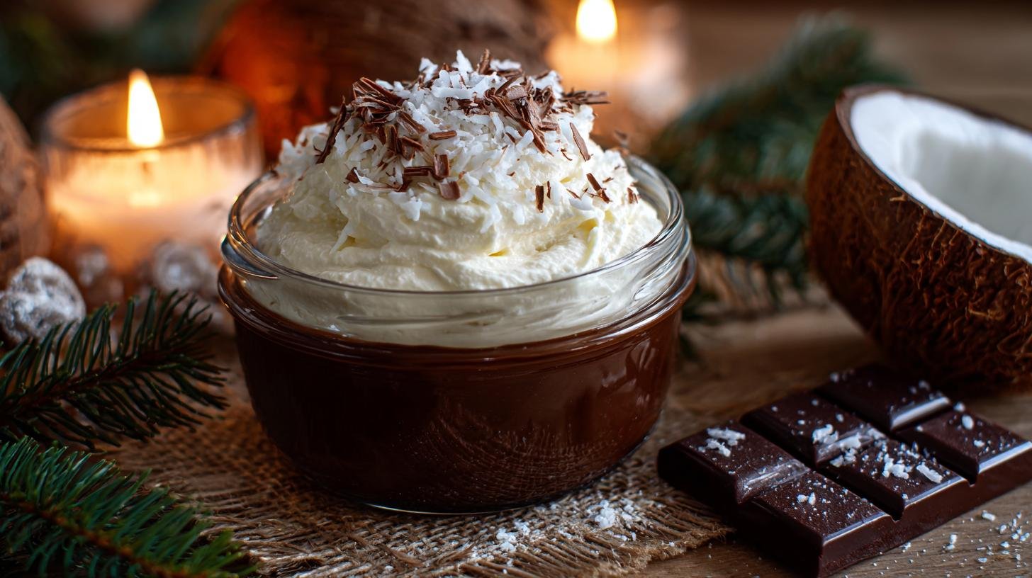 Kokosový krém s čokoládou přináší jistý efekt slavnostnosti. Tajemství dokonalé harmonie Kokosový krém s čokoládou přináší jistý efekt slavnostnosti. Tajemství dokonalé harmonie