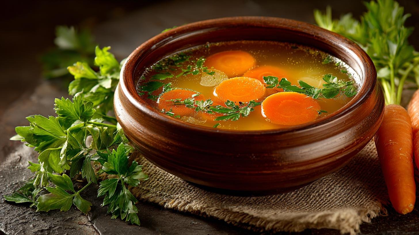 Zeleninová polévka s mrkví lehká pro každý den. Ingredience a chytré nákupy