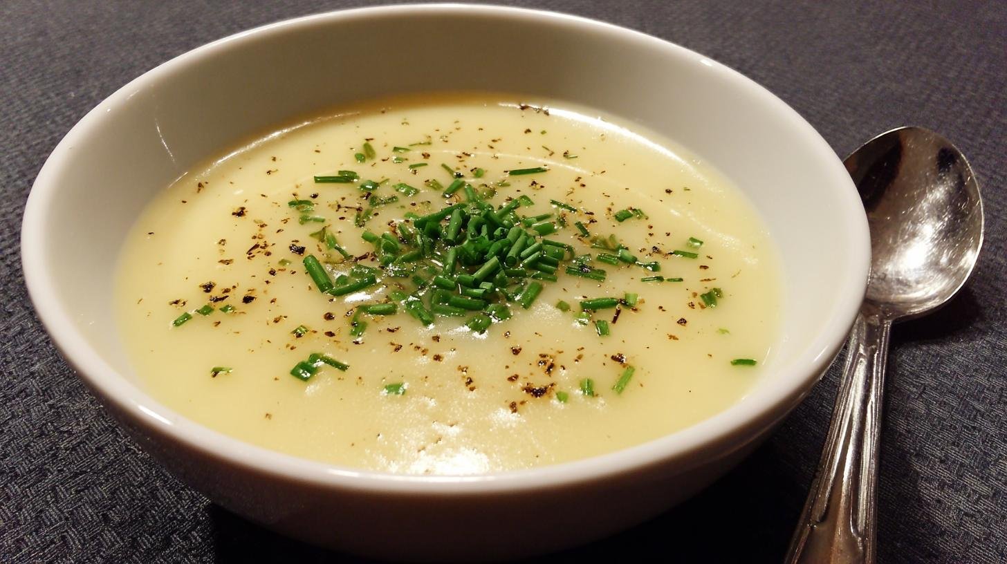 Rychlá česnečka s bramborami pro večery bez starostí. Suroviny a čas