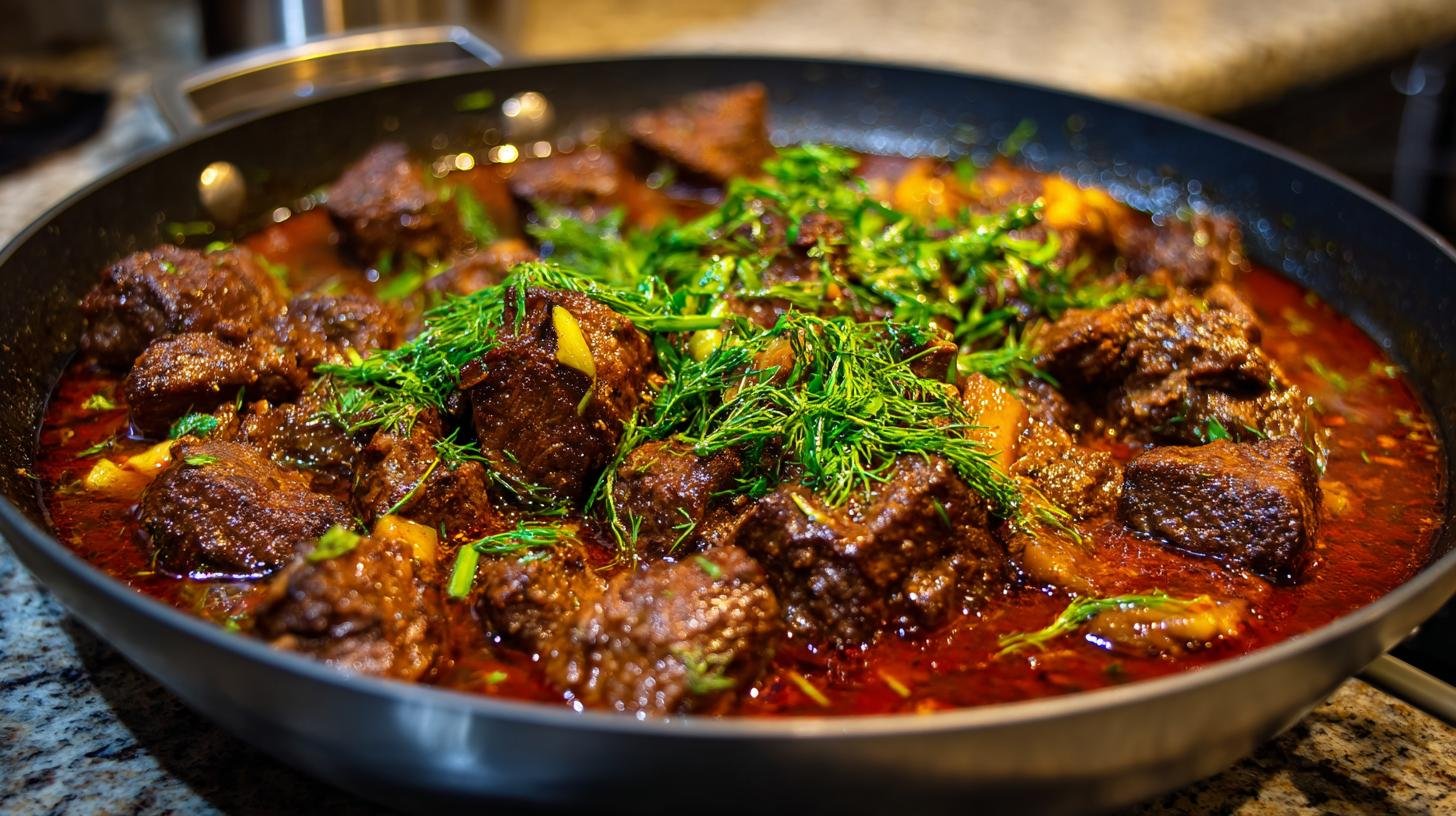 Hovězí guláš z kližky plná chuť bez spěchu