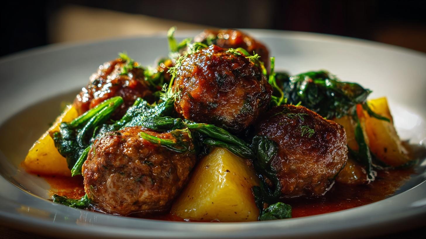 Šťavnaté karbanátky s bramborami a špenátem konečně drží tvar