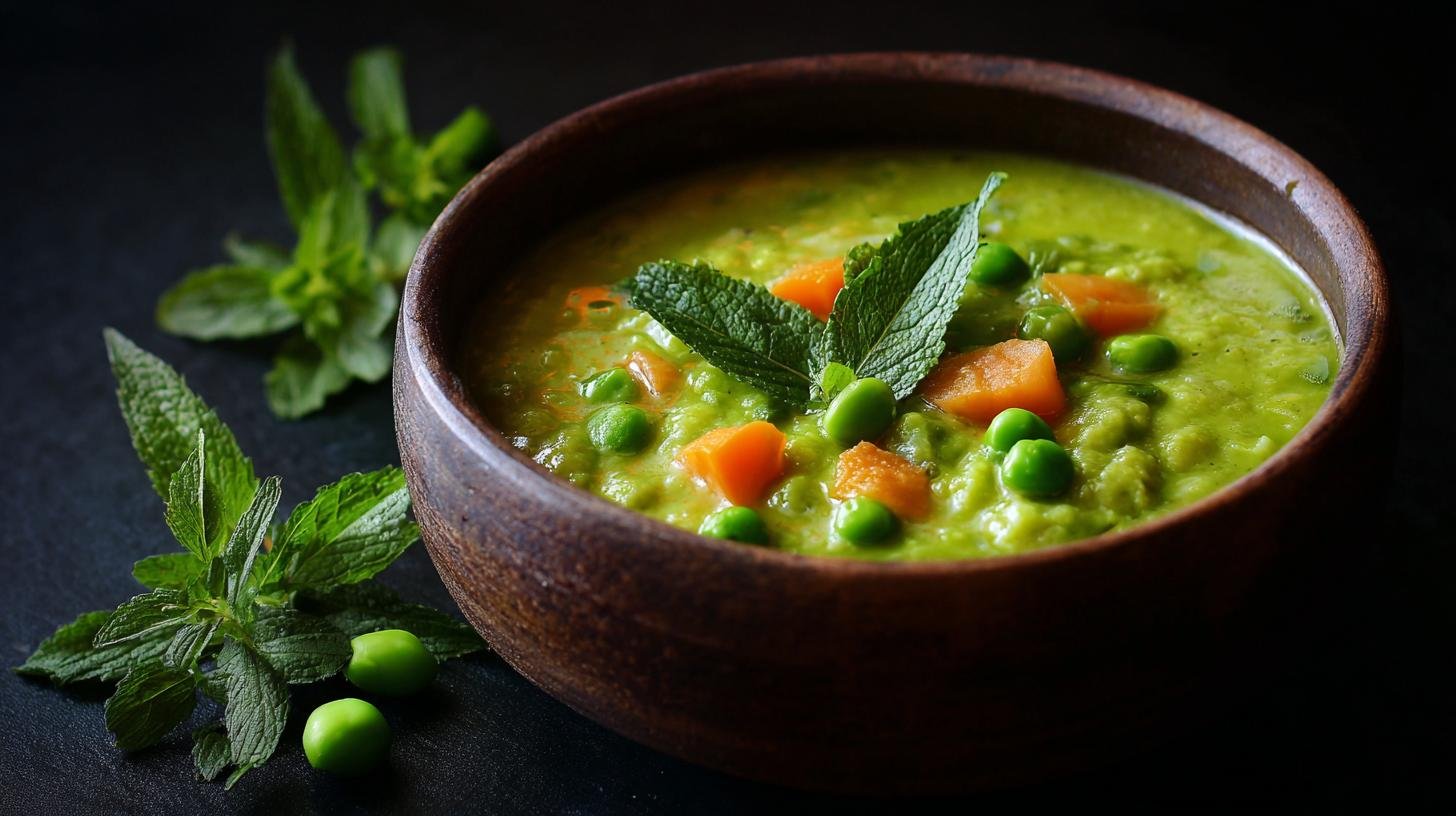 Hrachová polévka se zeleninou sytá bez zahuštění