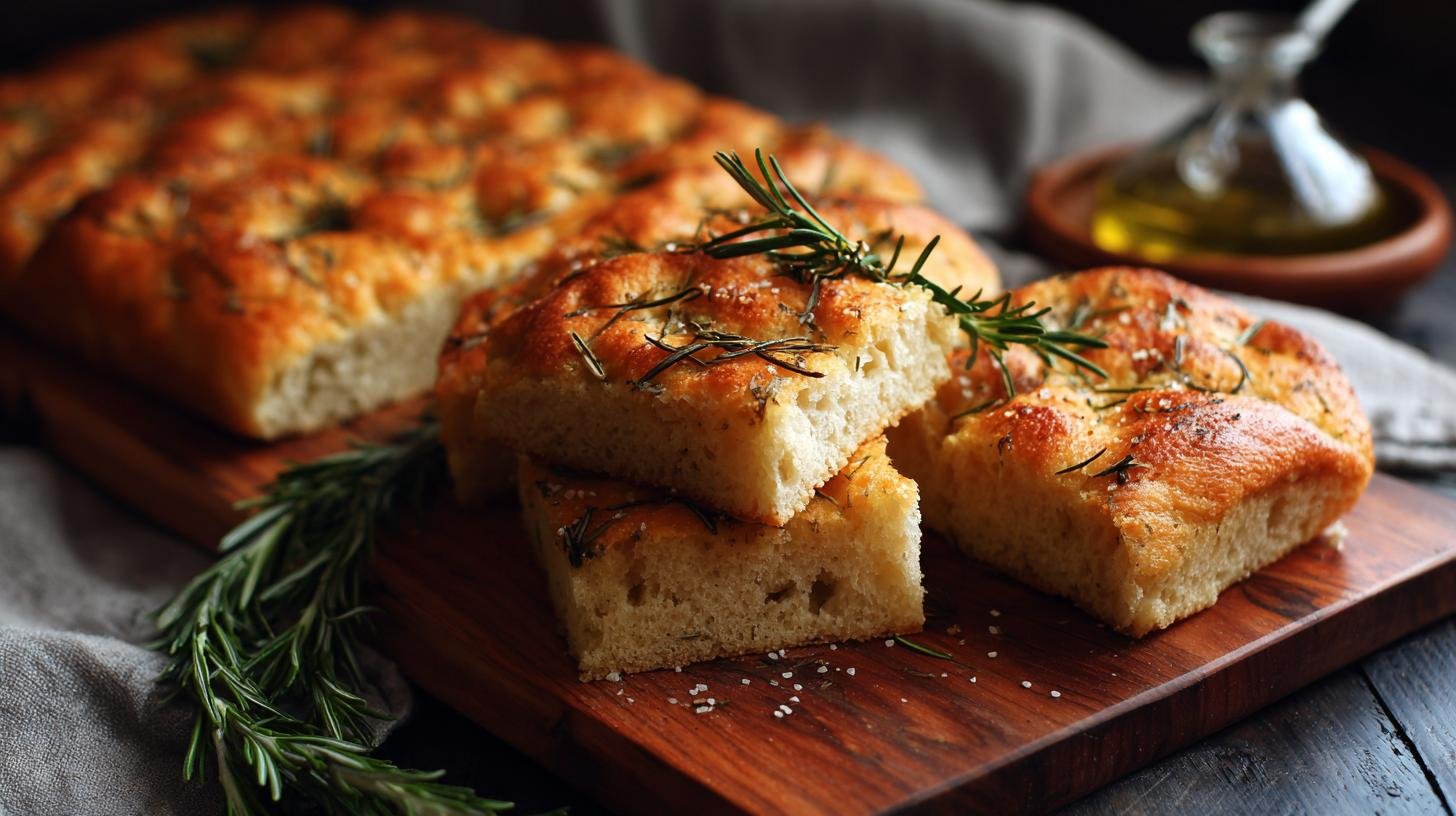 Jednoduchá focaccia s rozmarýnem pro voňavou domácí pohodu
