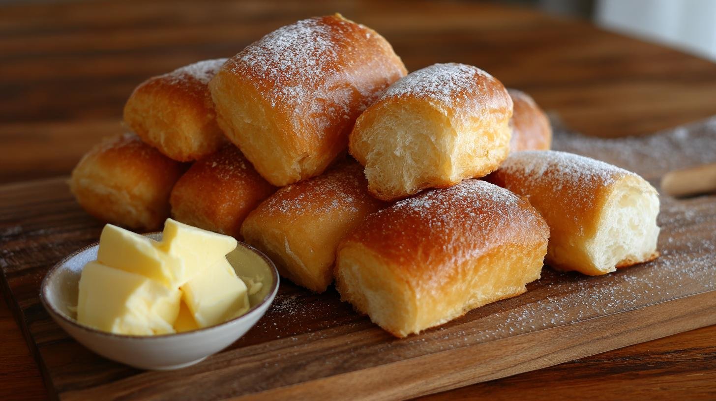 Křupavé rohlíky s máslem a moukou správným rychlým způsobem. Ingredience a poměry