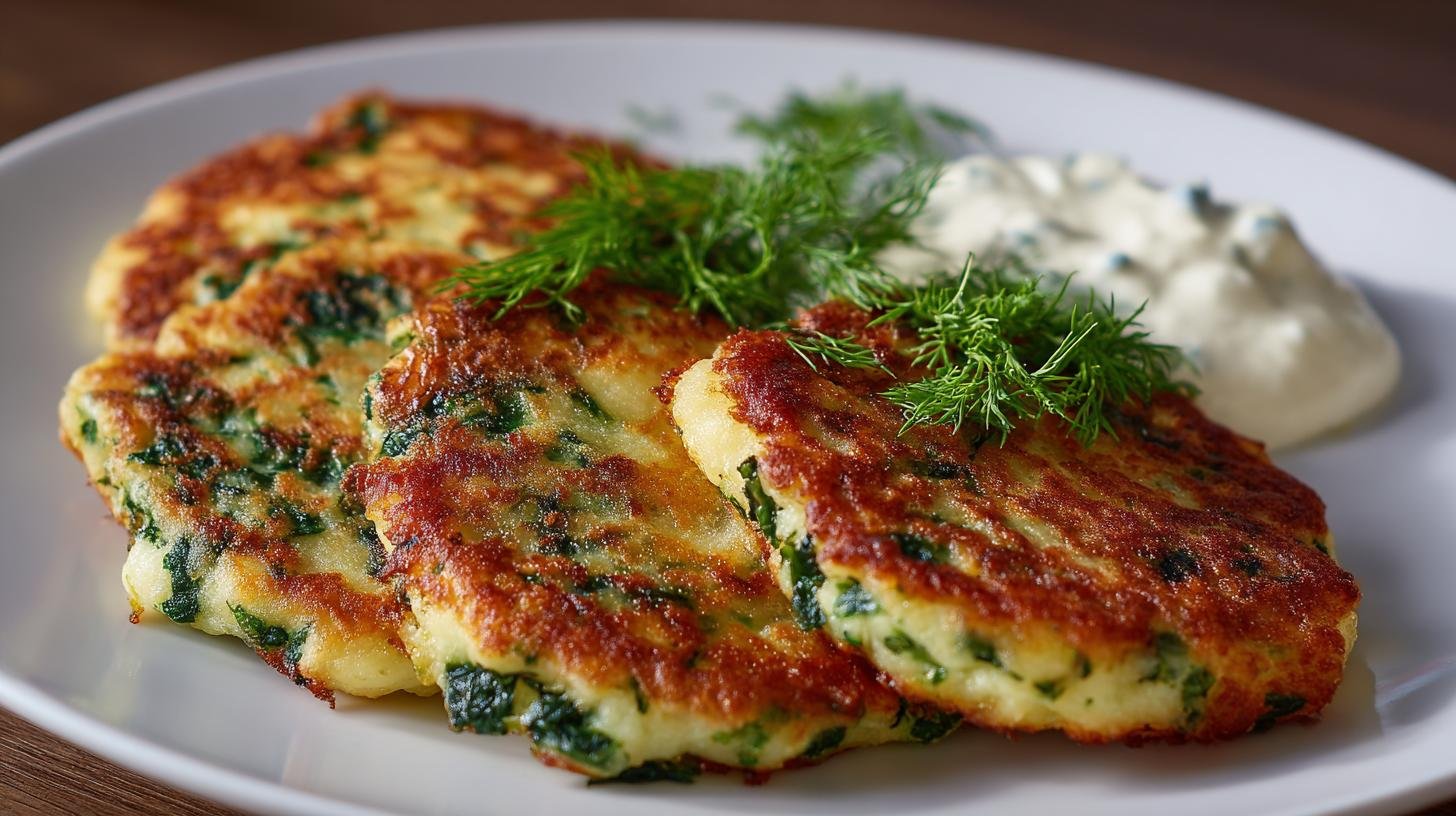 Bramborové placky s moukou a špenátem hotové za pár minut. Varianty, servírování a pár praktických tipů