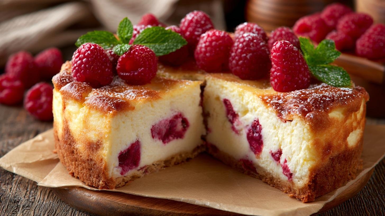 Tvarohová buchta s malinami a jednoduchým postupem pro začátečníky. Tipy a malé tajemství pro lepší výsledek