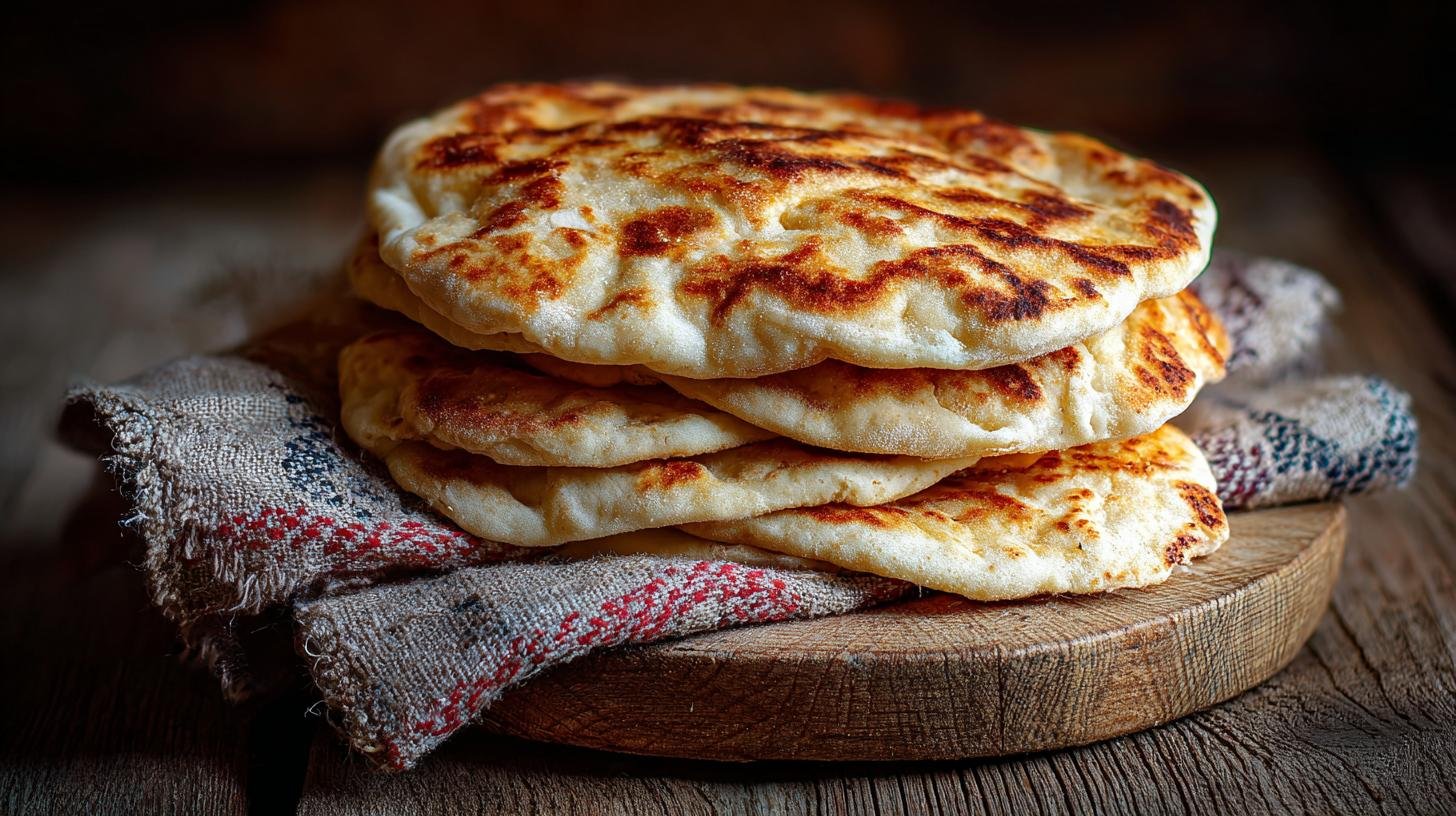 Domácí pita z mouky a jogurtu bez komplikací