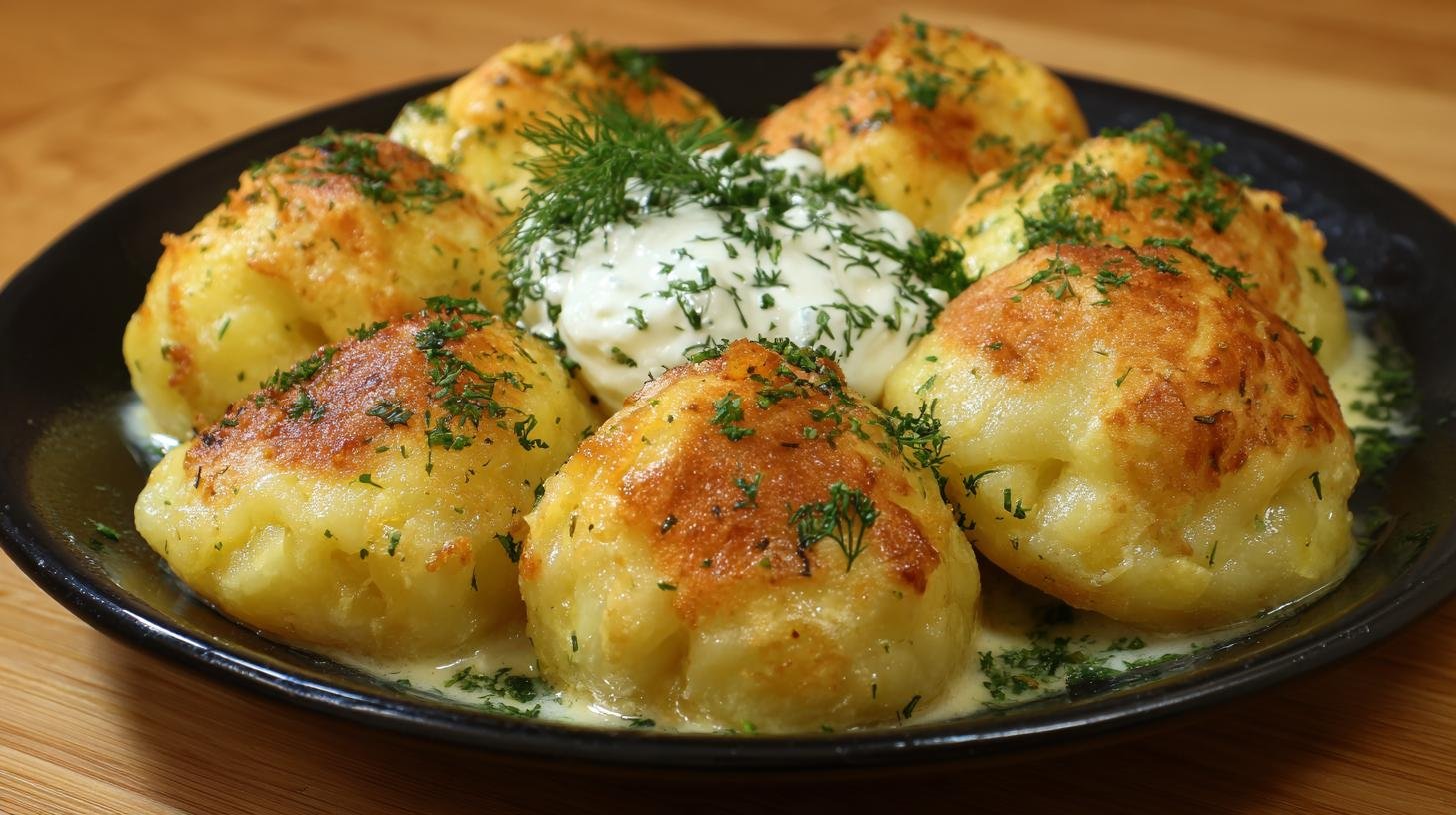 Pečené knedlíky s tvarohem a bramborami jako levná domácí volba. Proč zvolit právě tento recept