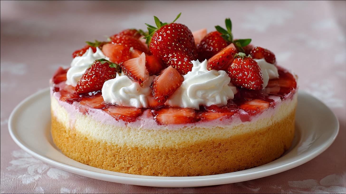 Jahodový dort s tvarohem zaručí lehký a stabilní výsledek. Proč kombinace funguje Jahodový dort s tvarohem zaručí lehký a stabilní výsledek. Proč kombinace funguje