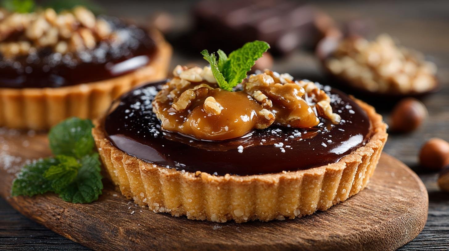 Karamelový košíček s ořechy a jemným trikem pro lepší křupavost