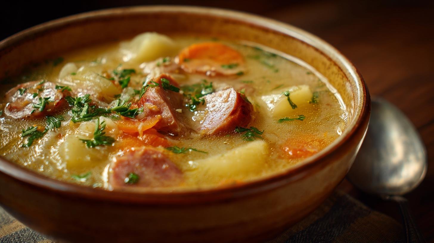 Zelňačka s klobásou a bramborem, tip pro rychlou večeři