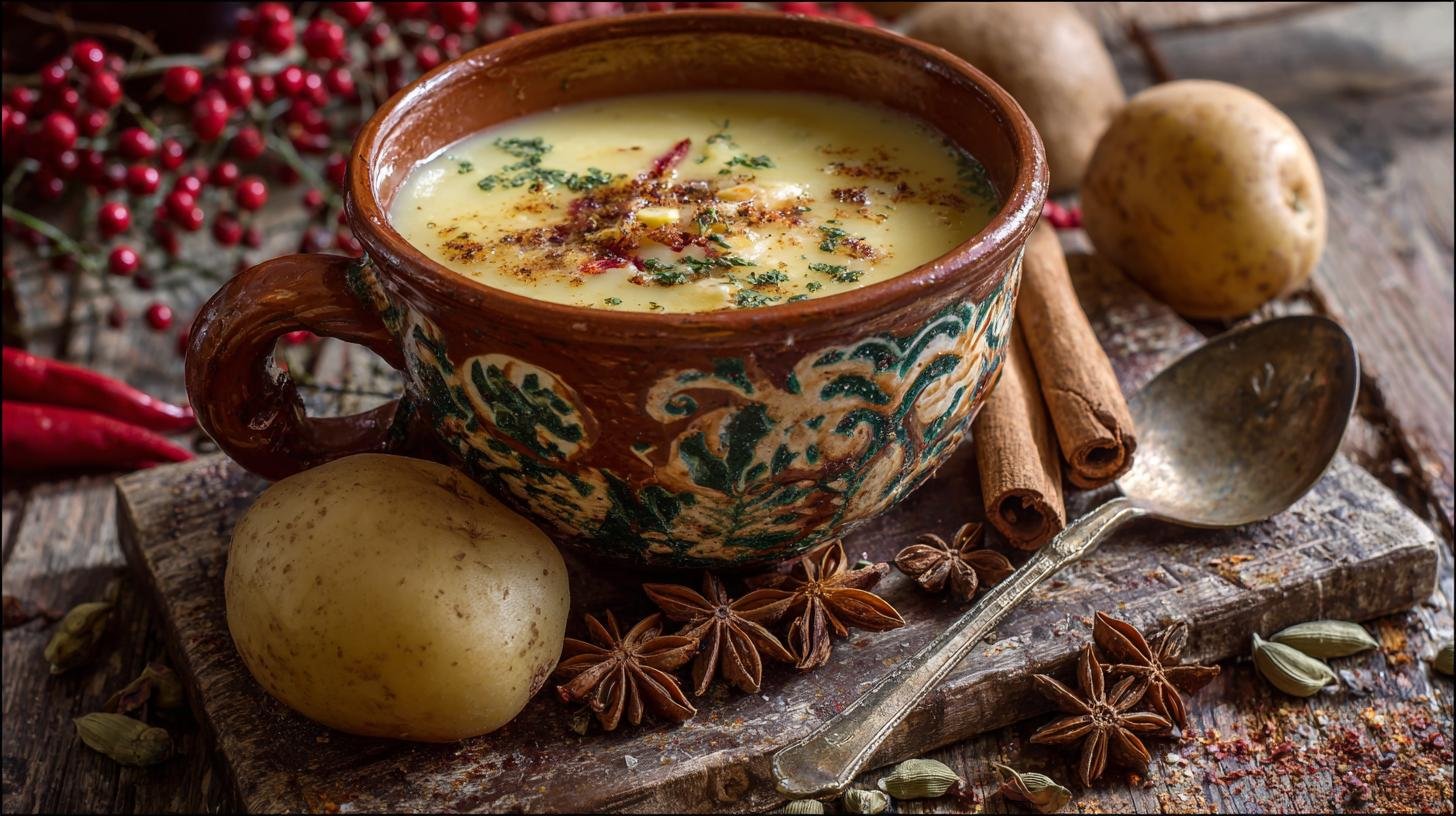 Správně hustá bramboračka s cibulí a kořením bez omylů