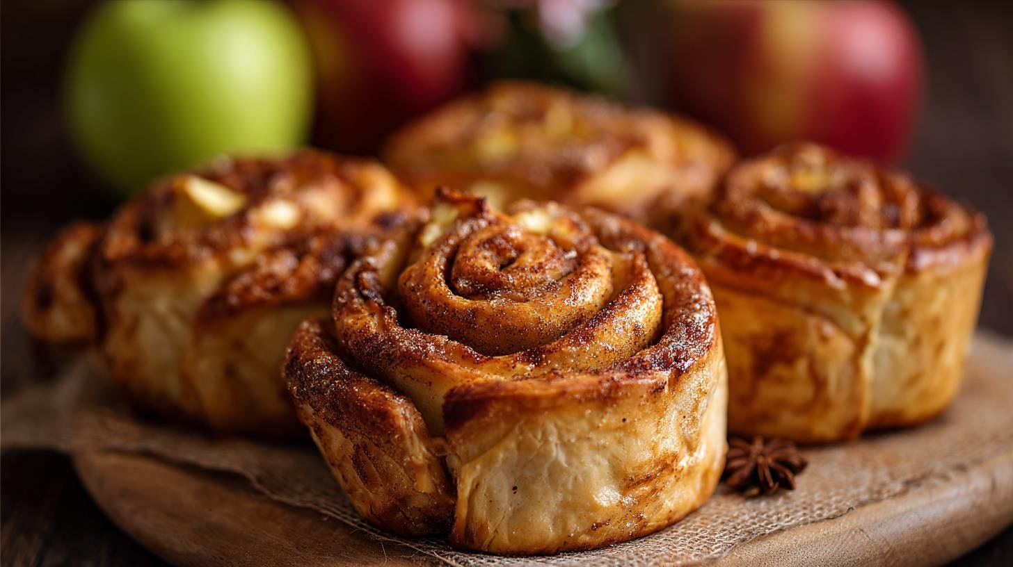 Snadné rolky s jablky a skořicí z mála ingrediencí