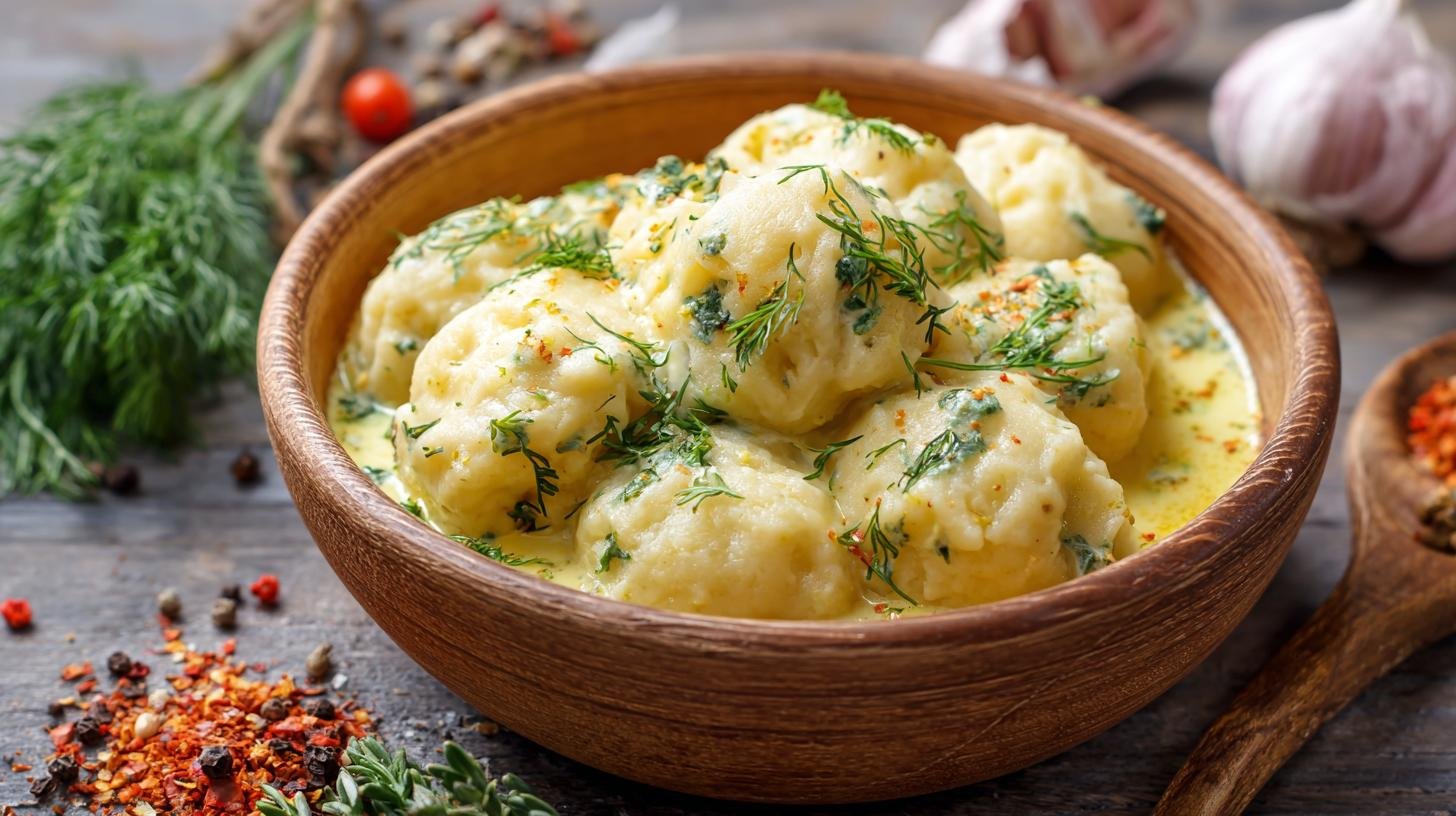 Bramborové knedlíky s tvarohem a tipem pro hladké těsto. Proč stojí za to sáhnout po domácím receptu