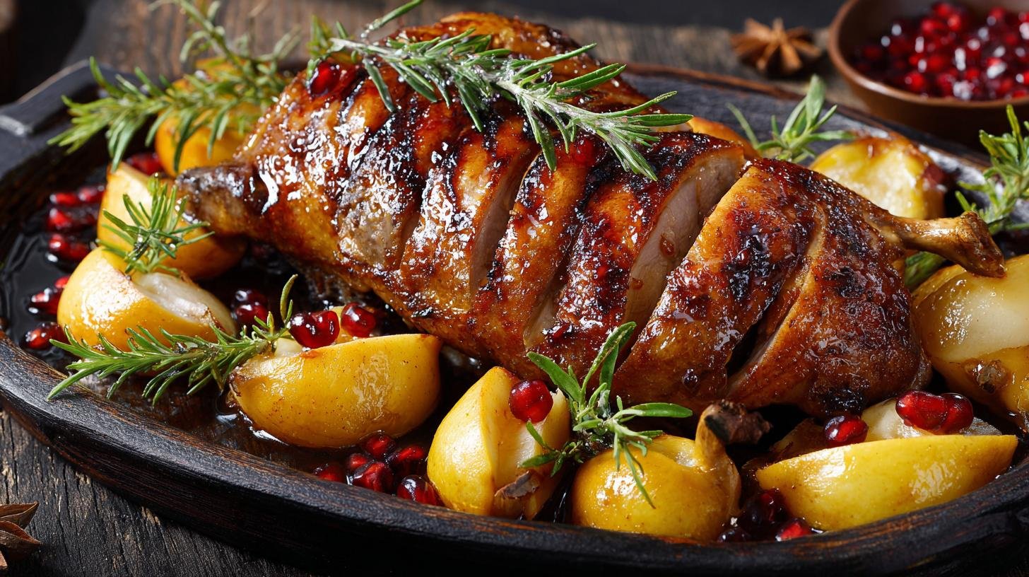 Pečená kachna s jablky a medem, která potěší celou rodinu. Čas, teplota a variace Pečená kachna s jablky a medem, která potěší celou rodinu. Čas, teplota a variace