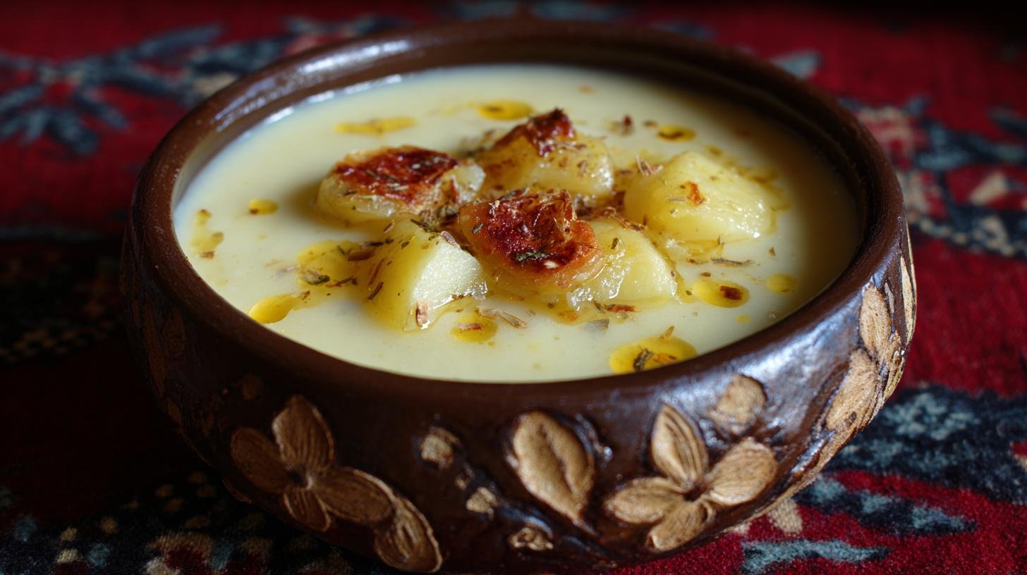 Česneková polévka s bramborami domácí klasika. Tajemné fígle, které fungují