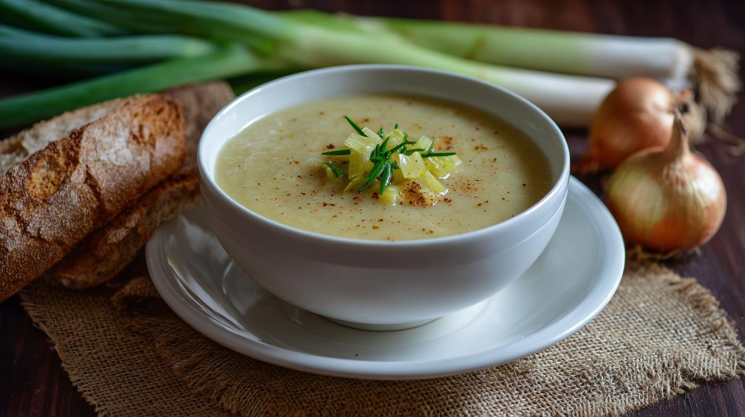 Bramborová polévka s pórem správným způsobem pro jemnou chuť. Jak pór připravit, aby chutnal jemně Bramborová polévka s pórem správným způsobem pro jemnou chuť. Jak pór připravit, aby chutnal jemně