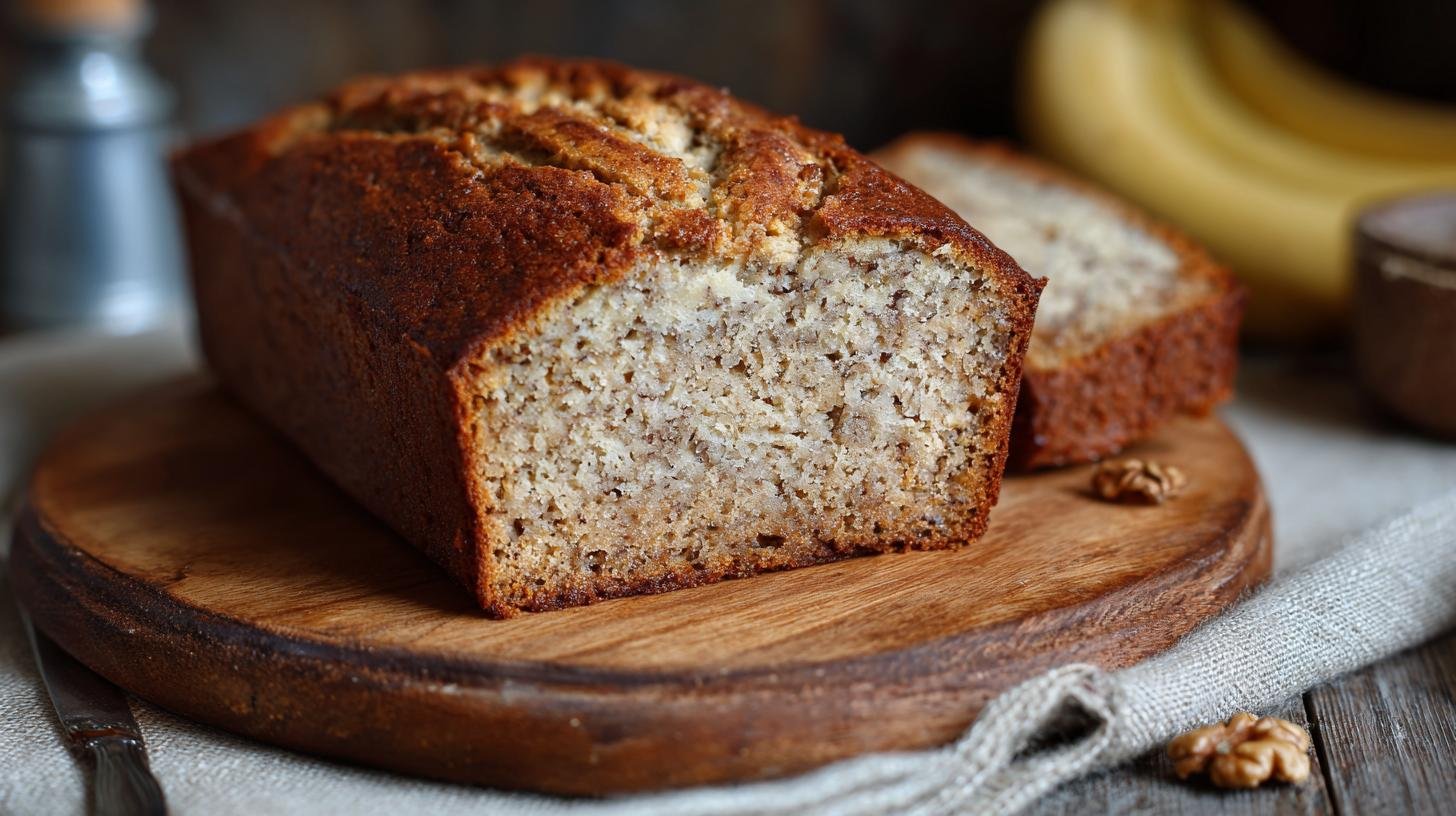 Rychlý banánový chléb s jogurtem pro začátečníky. Postup krok za krokem