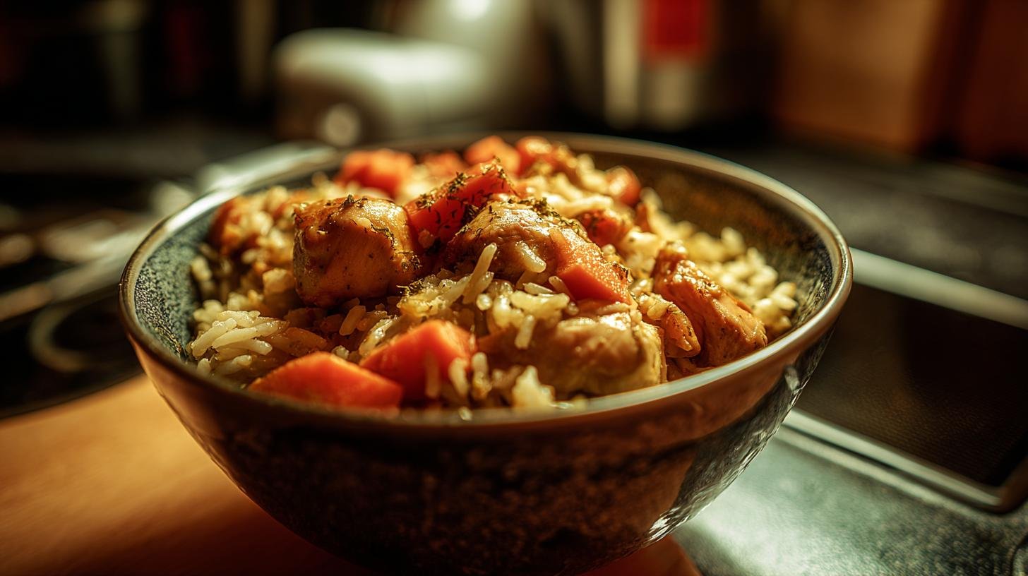 Kuřecí směs s rýží a mrkví jako rychlé řešení všedního dne