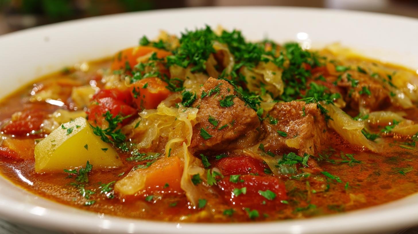 Segedínský guláš s kysaným zelím pro rychlý domácí oběd. Triky pro vylepšení chuti a úsporu času