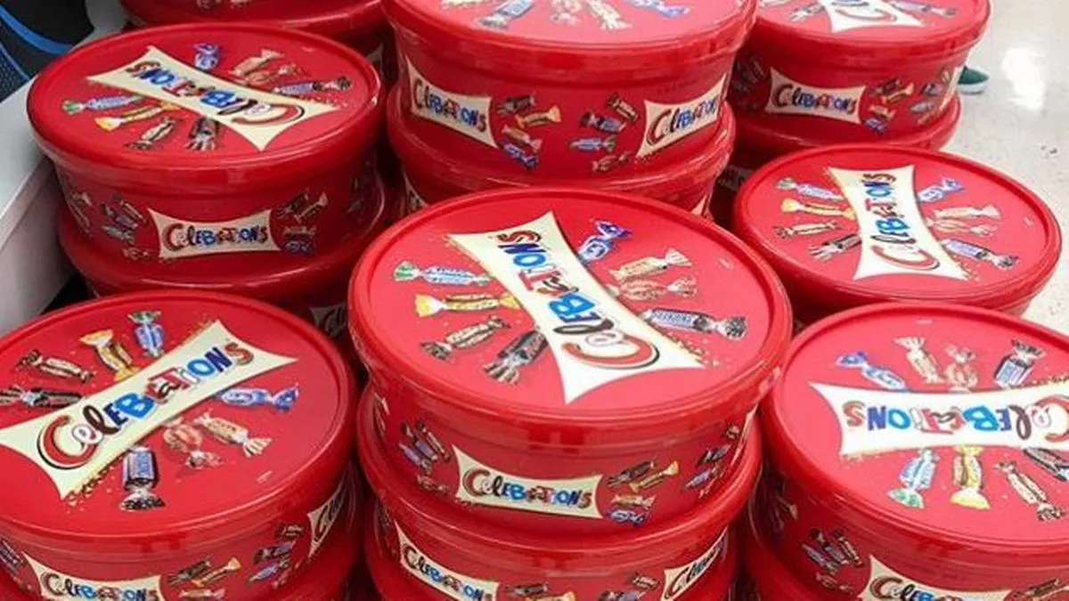 Čeští zákazníci e-shopů se vrhají na zlevněnou krabici bonbonů Celebrations o hmotnosti 2,4 kg