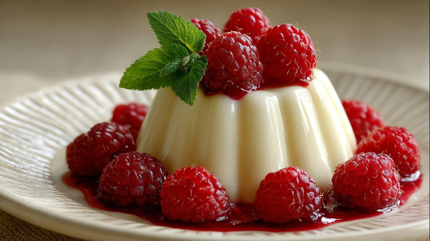 Vanilková panna cotta s malinami jako rychlá sladká úleva. Čas a úspora — praktický přehled Vanilková panna cotta s malinami jako rychlá sladká úleva. Čas a úspora — praktický přehled