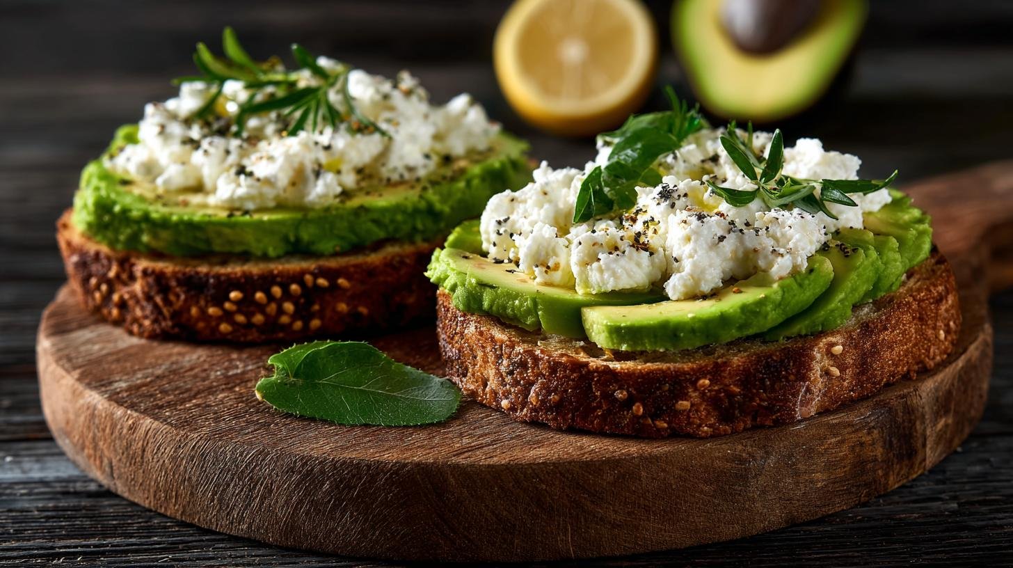 Toasty s avokádem a tvarohem krémové bez vaření. Kdy je nejlepší je servírovat