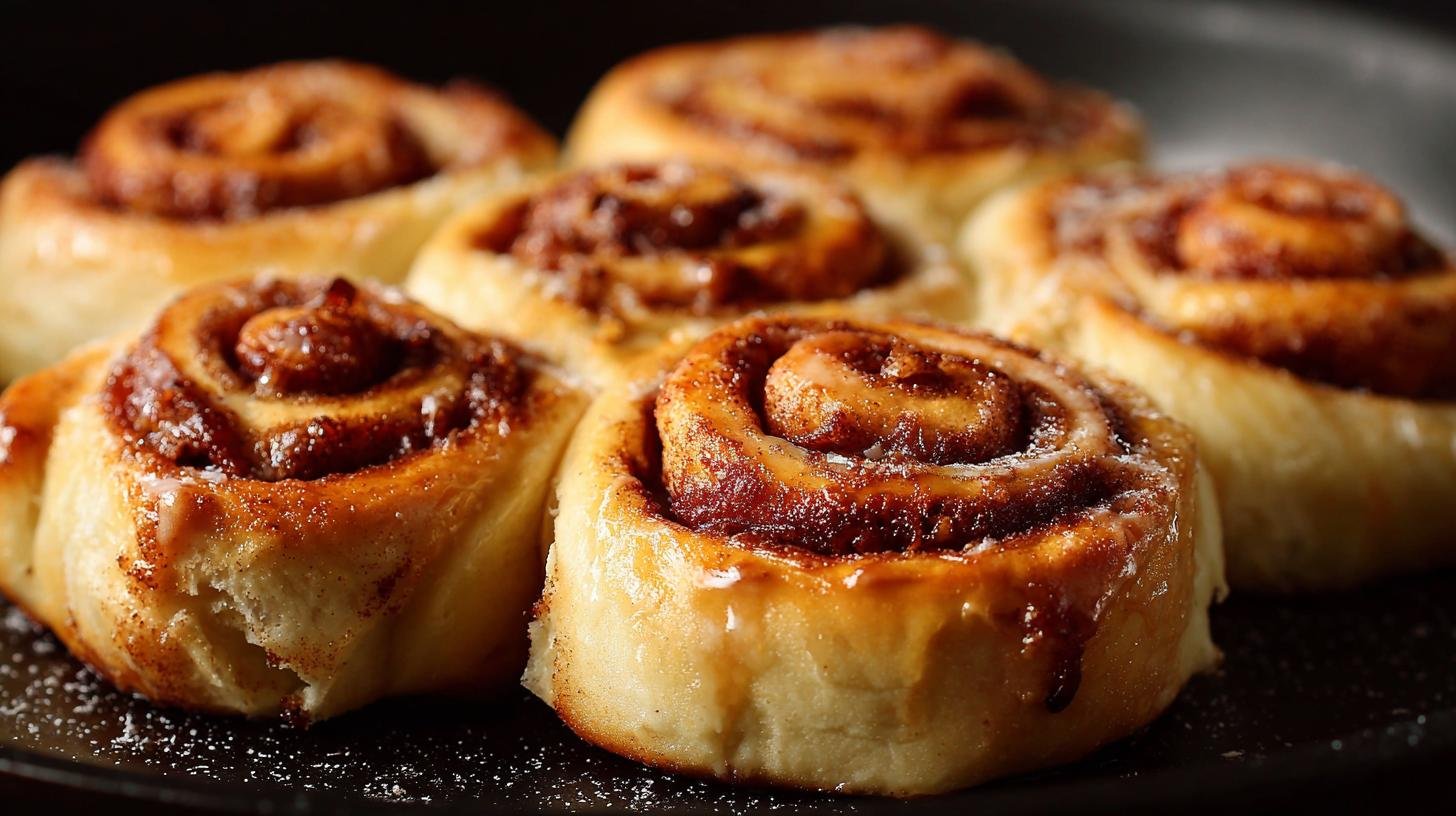 Jednoduché skořicové šneky s máslem bez kynutí. Rychlý postup krok za krokem