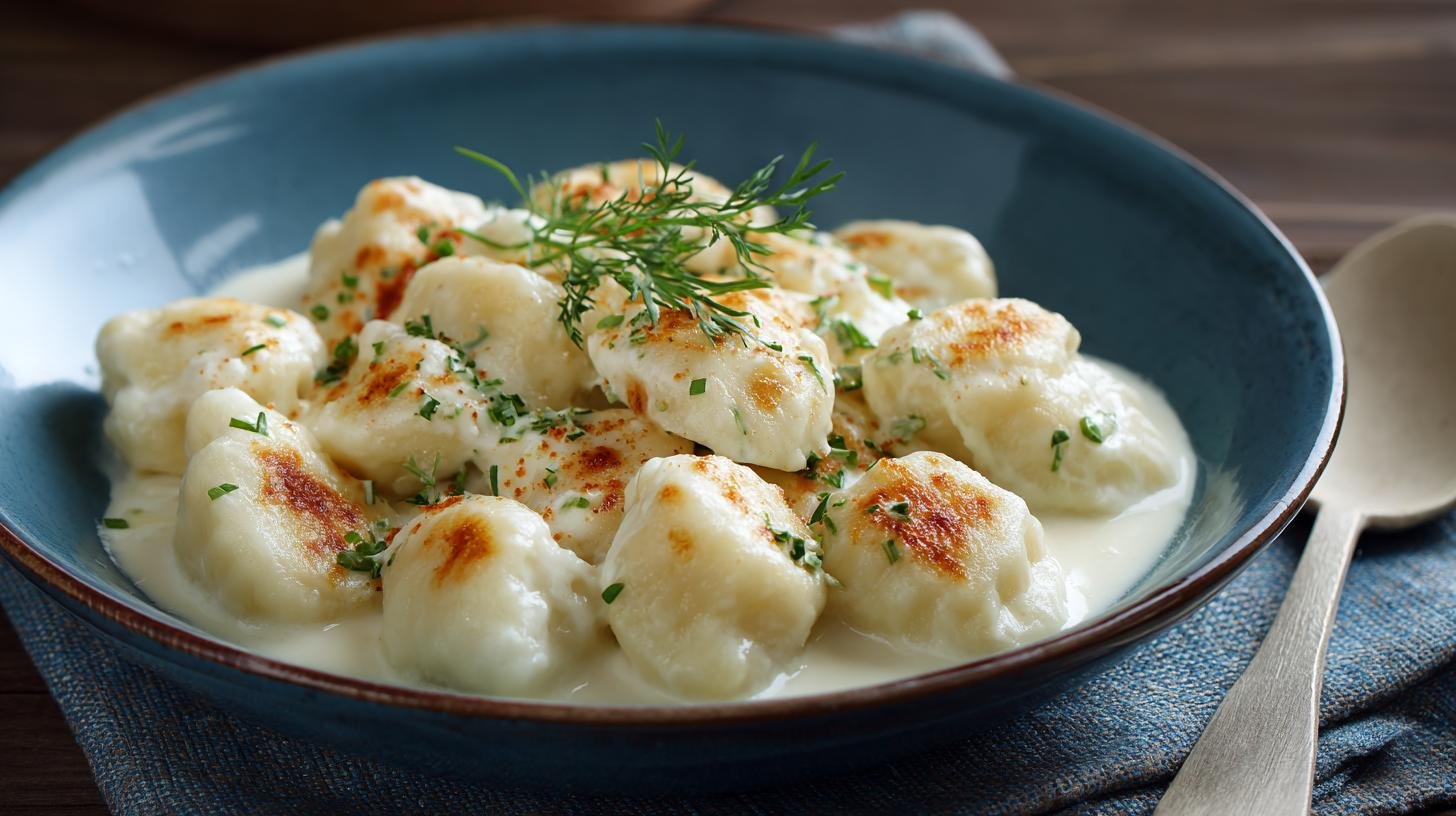 Halušky s brynzou krémové rychle doma. Co potřebujete