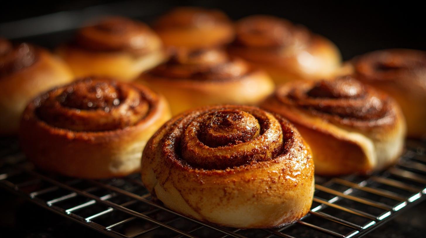 Jednoduché skořicové šneky s máslem bez kynutí