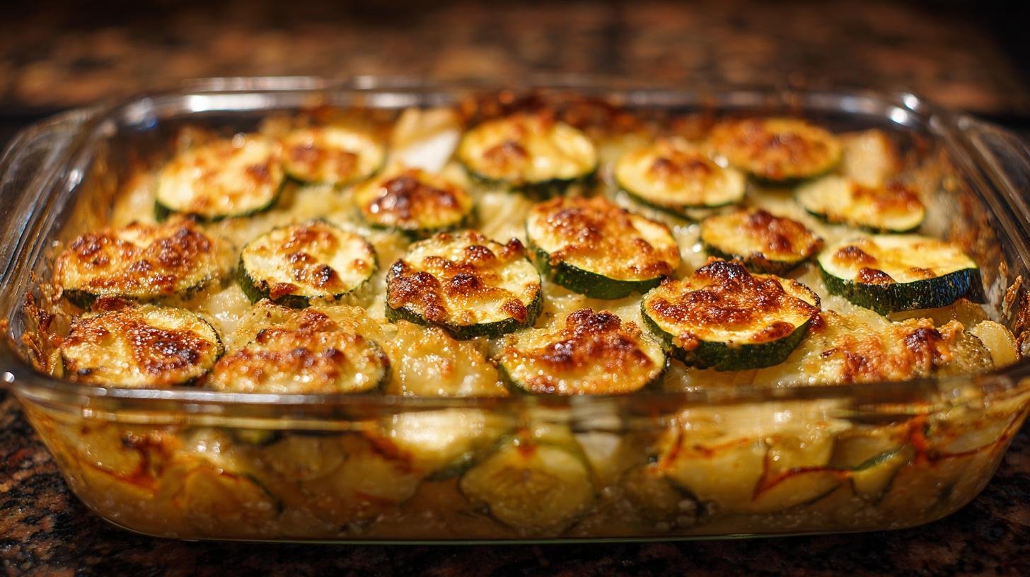 Pečená cuketa s cibulí snadná cesta k lehčí večeři