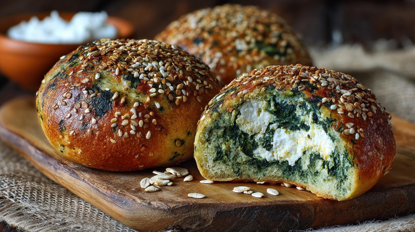 Domácí špenátové bochánky s tvarohem a vločkami bez chyb