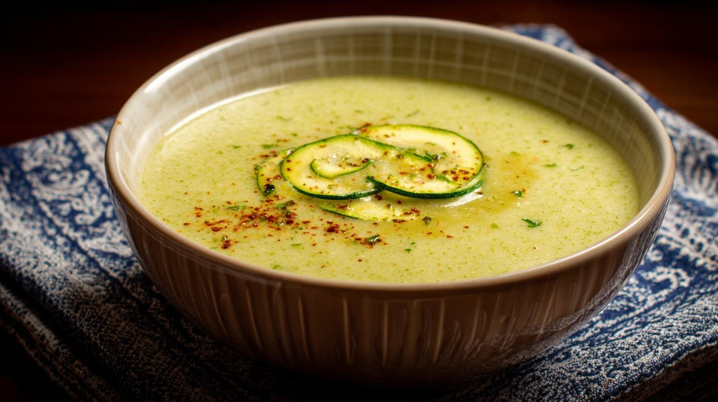 Krémová cuketová polévka s česnekem rychleji než očekáváte. Proč si ji udělat hned