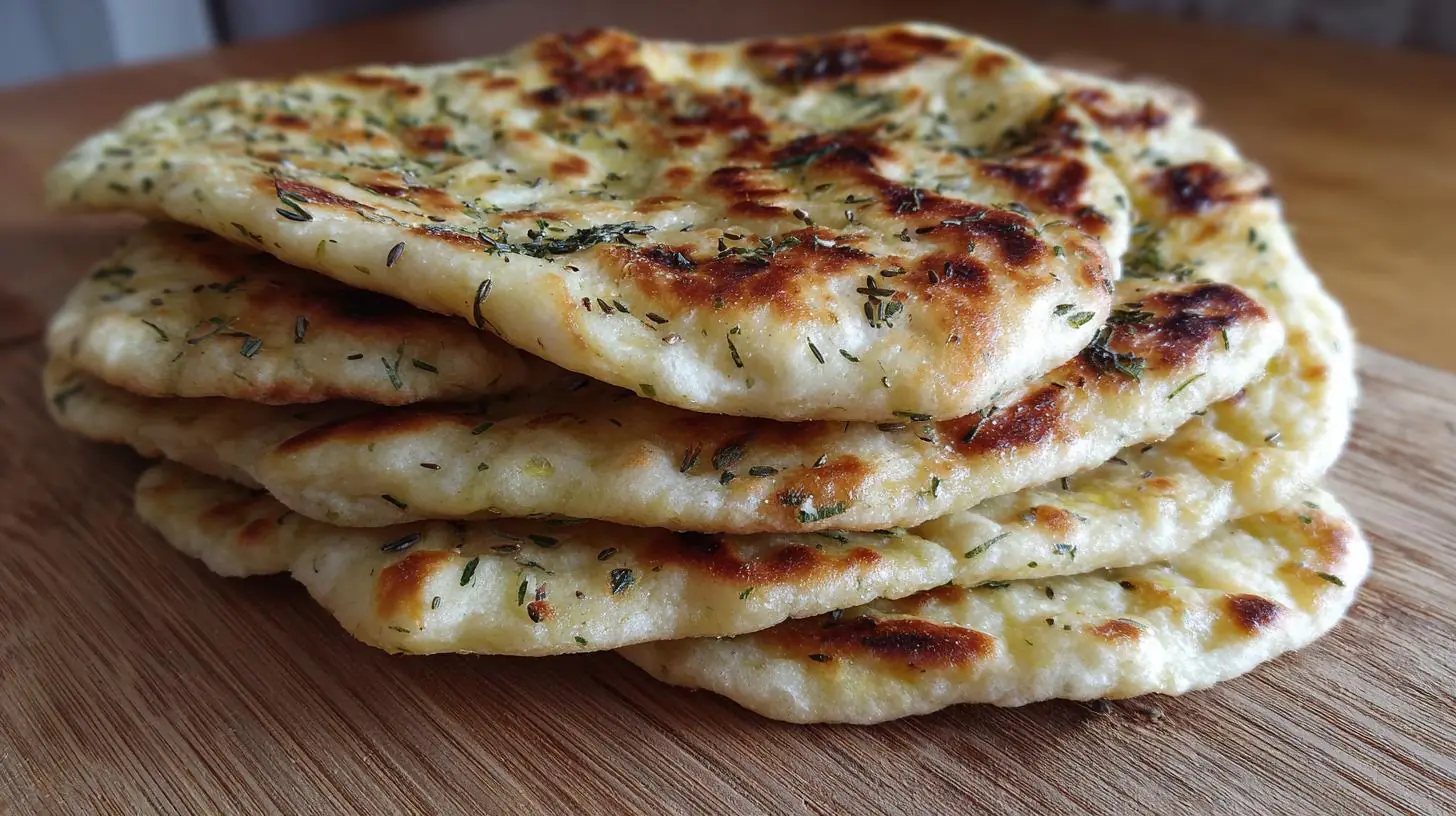 Bramborový plackový chléb s kmínem levně doma