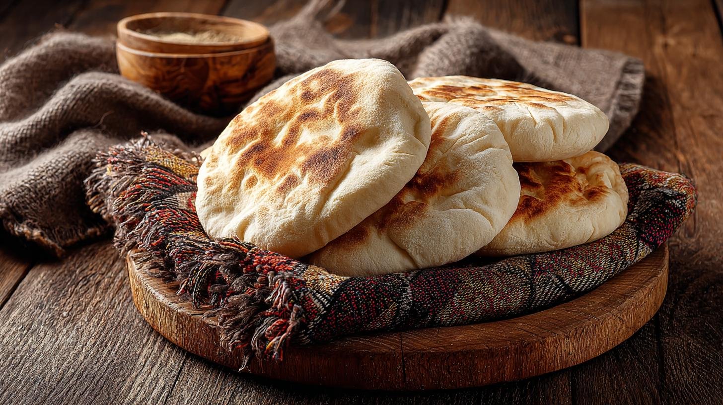 Domácí pita kapsy z mouky měkké a pružné. Ingredience a poměr