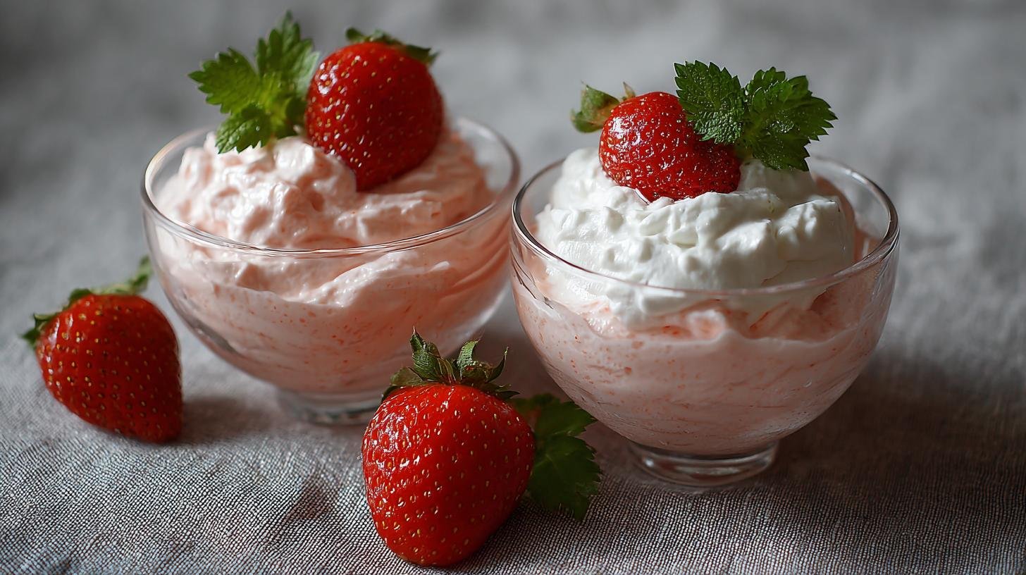 Tvarohový krém s jahodami a rychlým postupem bez zbytečné práce