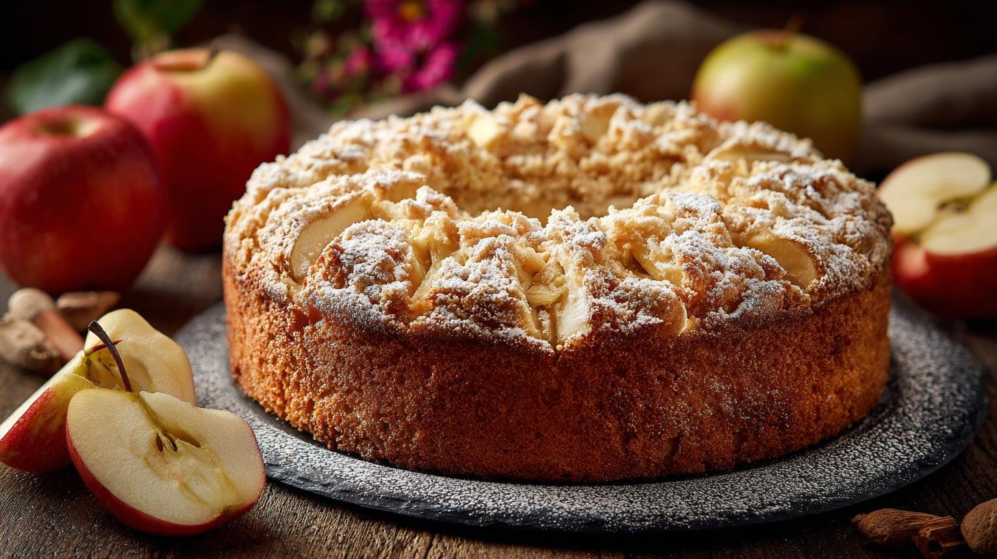 Nadýchaný koláč s tvarohem a jablky správným způsobem