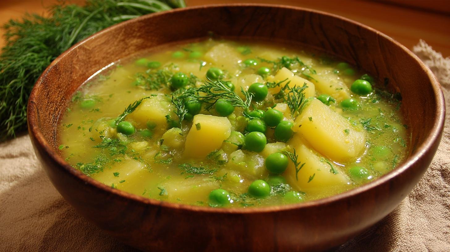 Hrachová polévka s bramborami sytá a levná. Ingredience a rychlý rozpočet